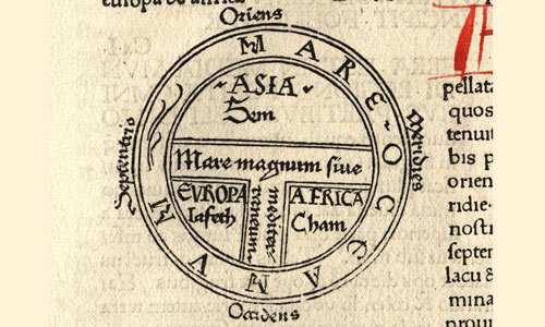 La tierra se divide en tres continentes
