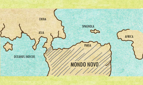 Colón piensa que ha llegado a las indias